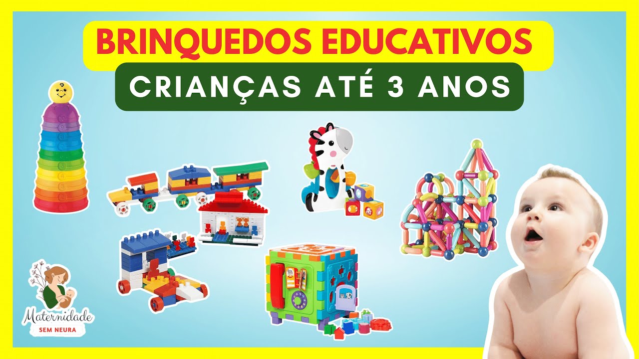 Melhores brinquedos educativos para bebés até 1 ano