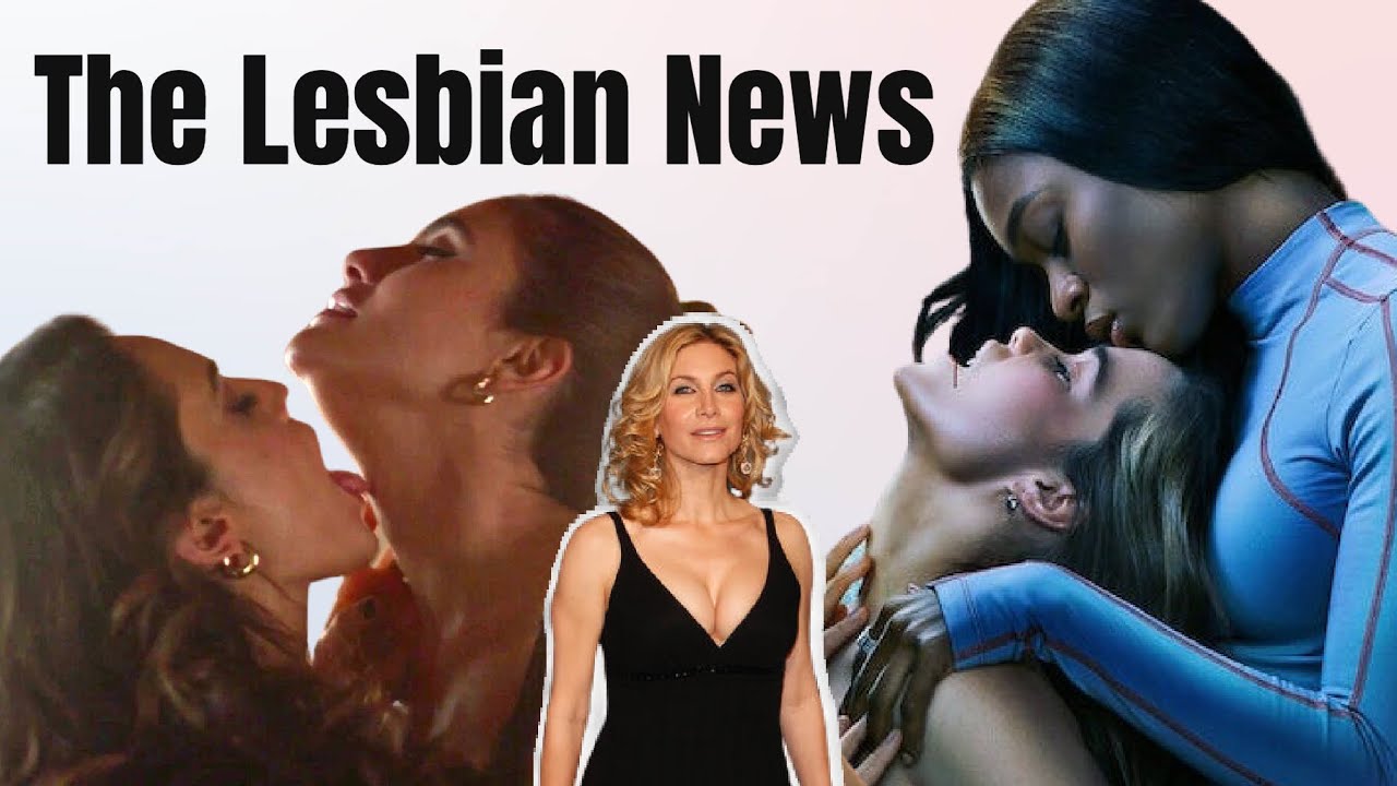 Lesbian kiss celebrity