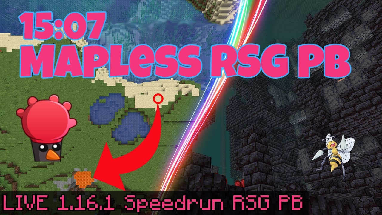 I BEAT MINECRAFT IN UNDER 16 MINUTES! (1.16.1 RSG PB) - YouTube