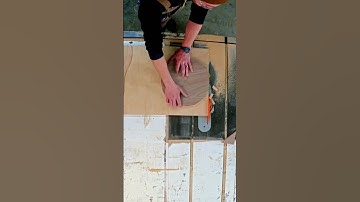How to Cut a Circle on a Table Saw #circljig #diycirclejig #tablesaw