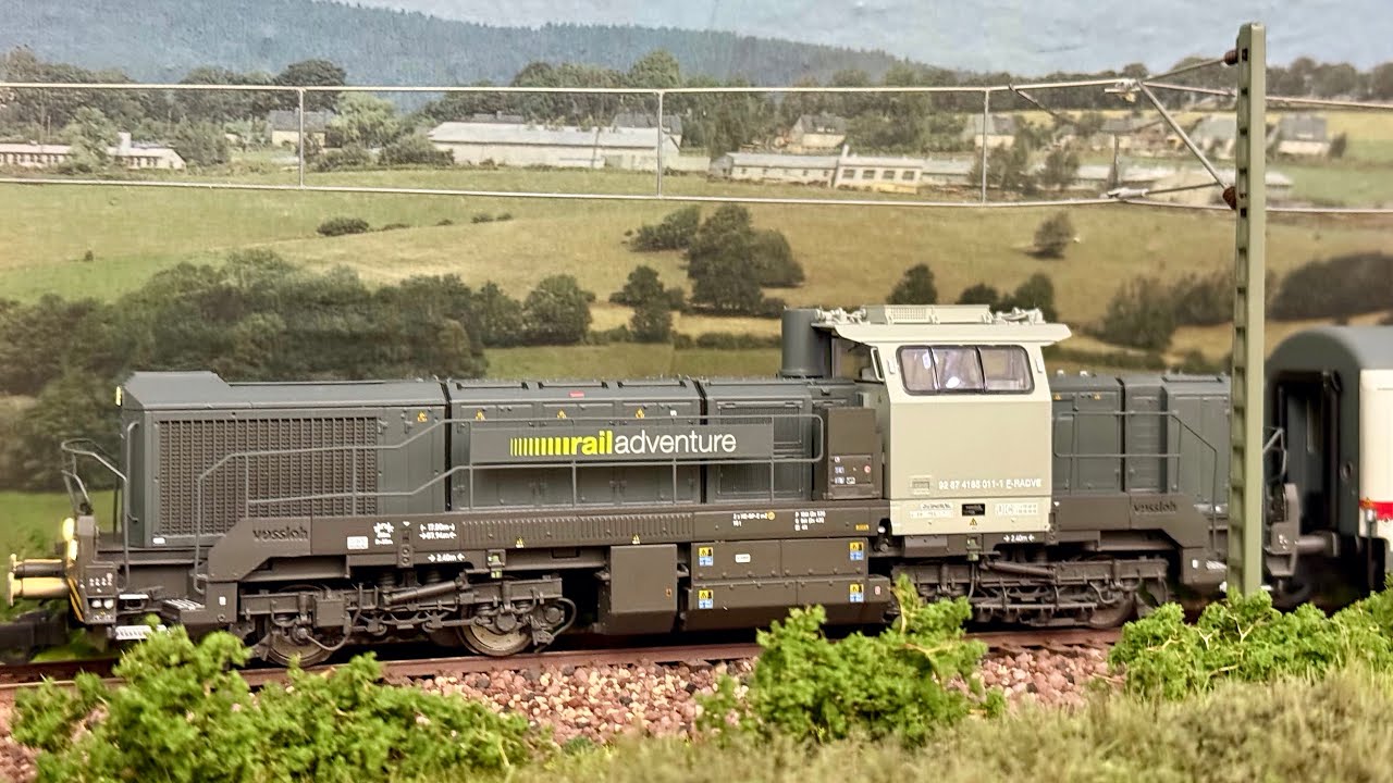RailAdventure dieselt vor sich hin - BR 365 (PIKO) DE18 (RIVAROSSI), BR 2016 (ROCO), BR 223 (ROCO)