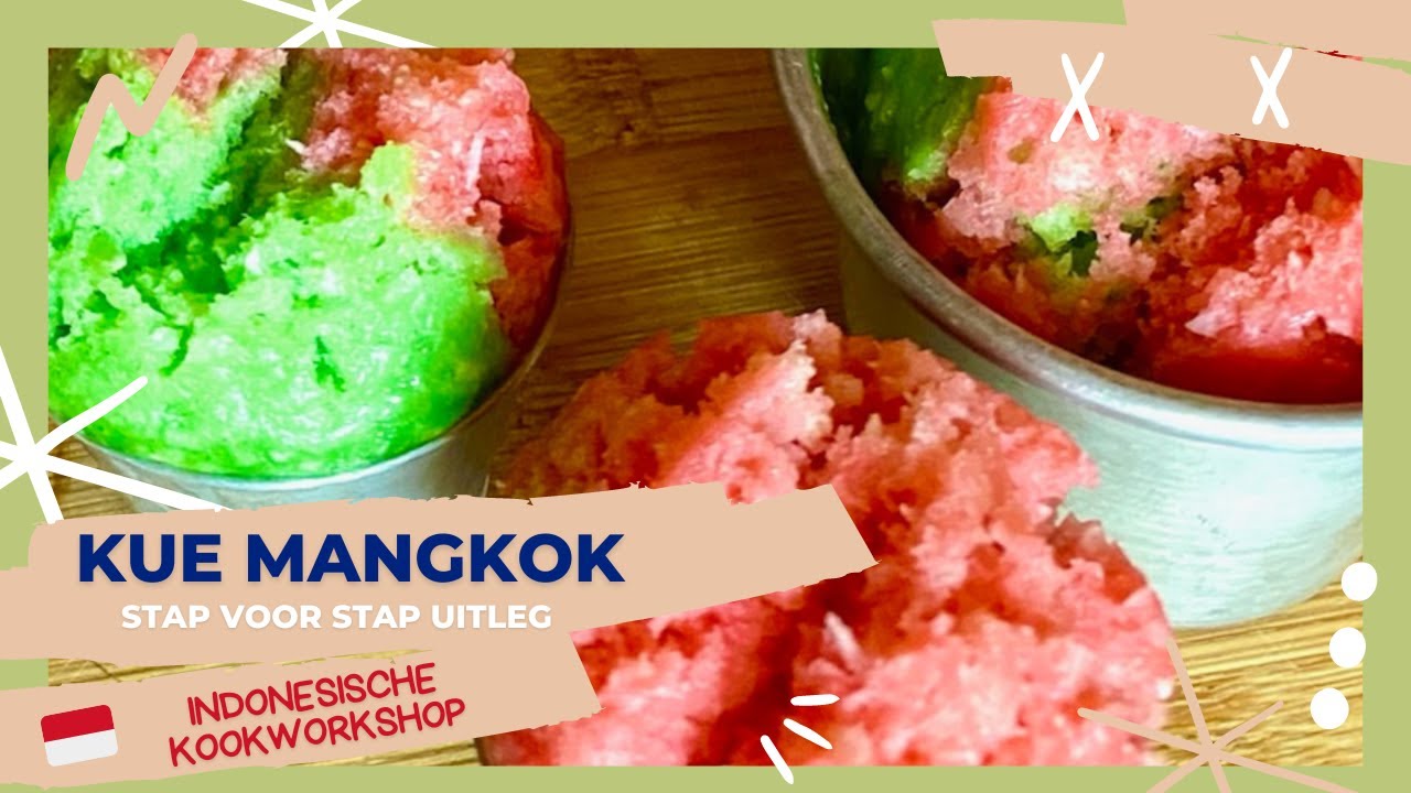 GESTOOMDE KOKOS CAKEJE | KUE MANGKOK | Favoriet van mijn kleinkinderen