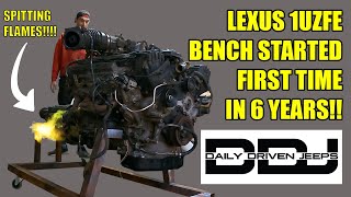 Starting a Barn Find Lexus 1UZ-FE V8 for the 1st time in 6 years !