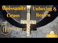 Moissanite cross pendant from harlem bling harlembling  giving this pendant away