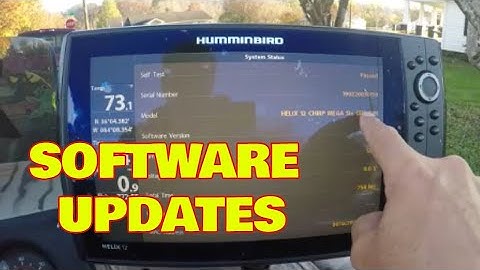 HUMMINBIRD FISH FINDER - Easy Steps to install Software Updates