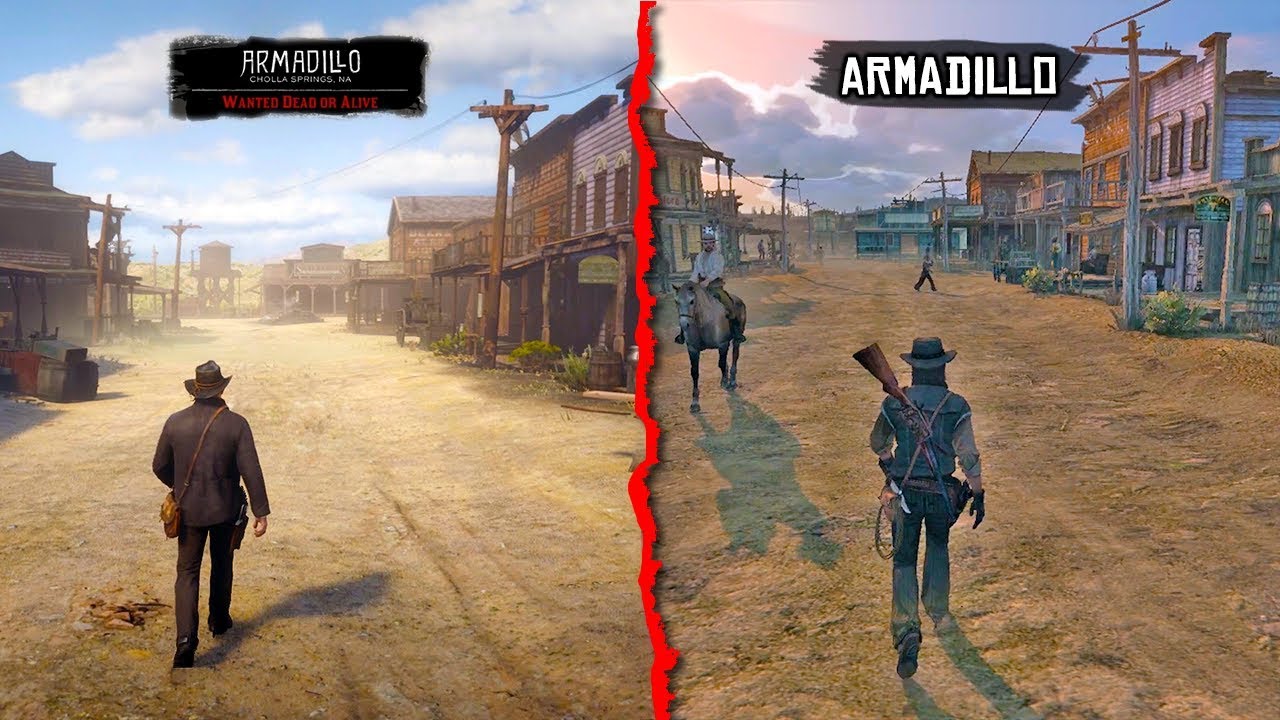 RDR1 vs RDR2 (Red Dead Redemption vs Red Dead Redemption 2 Comparison) - YouTube