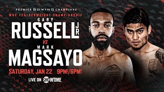 Gary Russell Jr Vs Mark Magsayo Preview January 22 2022  Pbc On Showtime