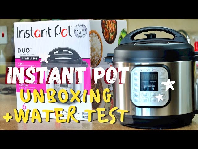 Instant Pot Duo Plus 6 Quart - Unboxing and the Essential Water Test -  RunAwayRice