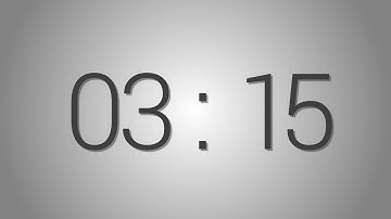 3 Minutes 15 seconds countdown Timer - Beep at the end | Simple Timer (three min fifteen sec)