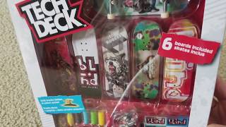 Tech Deck SK 8 Shop Bonus 6 Paquete De Skate Board Y Accesorios Set 