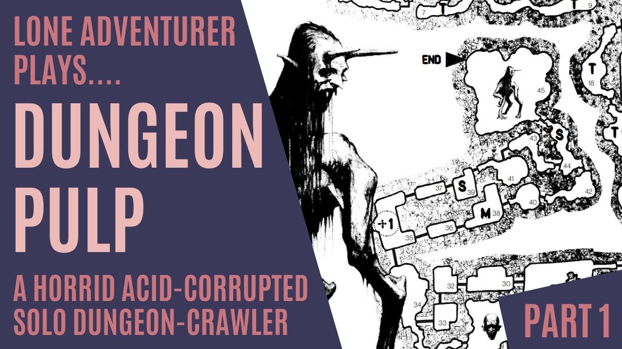 Dungeon Pulp | A horrid acid-corrupted solo dungeon crawler | Part 1