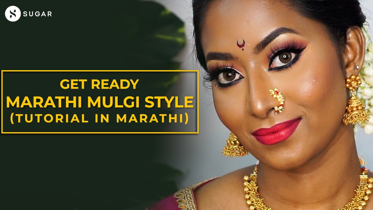 Get Ready Marathi Mulgi Style With Sathyapriya_mua Tutorial In