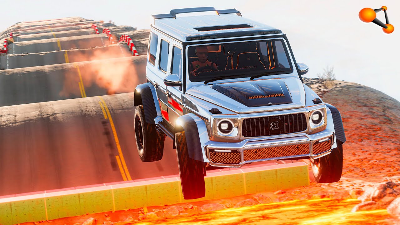 Wave Road Against Vehicles #31 - BeamNG drive