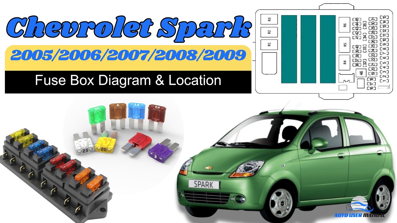 chevrolet spark cigarette lighter fuse Box Diagram (M200/M250; 2005-2009) Solving a Chevrolet Spark M300