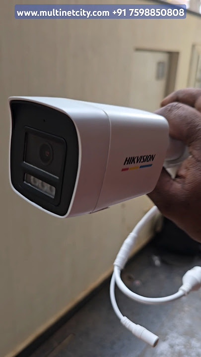 Hikvision ip camera 4mp Mic surveillance cctv night colour vision #cctvsecuritycamera #cctvdealers