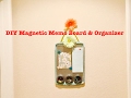 DIY Dollar Tree Magnetic Memo Board &amp; Organizer - Easy Starts at  Less than $2