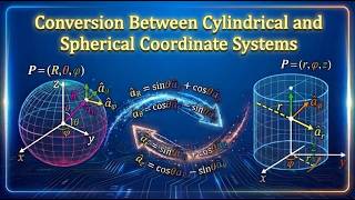 Cylindrical to Spherical Coordinates Made Easy in 15 Minutes!