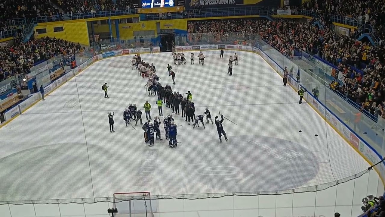 Spišská Nová Ves - HC Košice 16.4.2024 Spišská Nová Ves postupuje do finále extraligy
