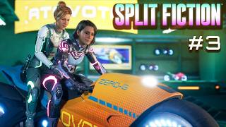 Neon Revenge | Bike Sequence | Part 3 | Boss Fight | Split Fiction | Co-op Gameplay / Walkthrough