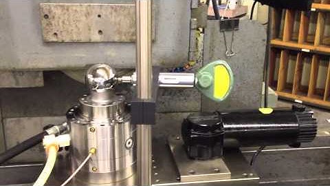 4R H Hydrostatic spindle test with 1 microinch Mikrokator