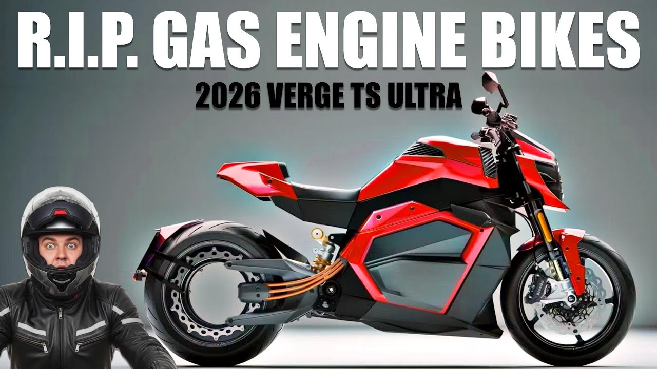 Покойся с миром, мотоциклы с бензиновыми двигателями. Модель Verge TS 2026 года изменила всё!