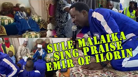 Great Moment Sule Alao Malaika Sing Praise Emir of Ilorin for T-Pumpy concept new Headquarters