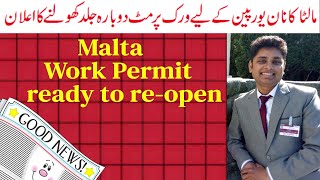 Malta work permit ready to re-open for non-eu