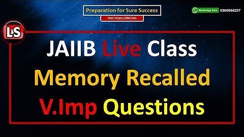 Principles and Practices of Banking Previous Year Questions JAIIB