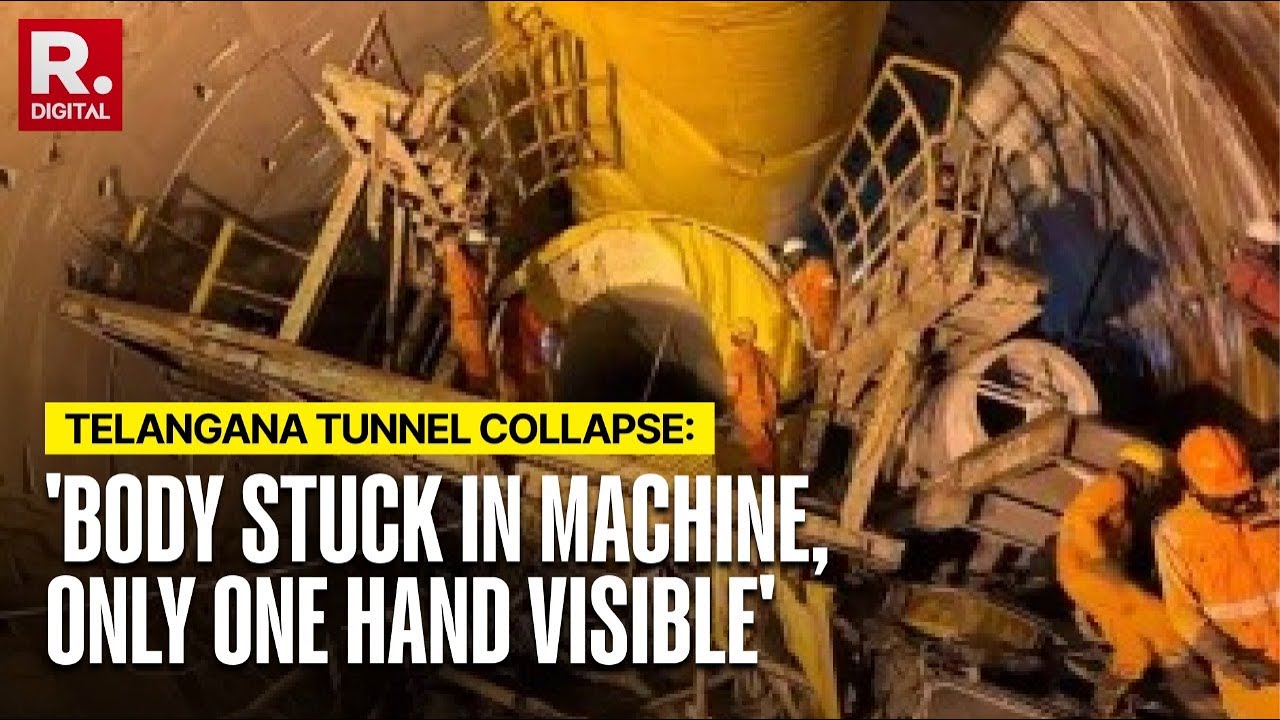 Telangana Tunnel Collapse: Rescue Efforts Continue For 7 Trapped Workers After 1 Was Found Dead