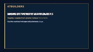 47Builders Non Spatial XR Preview
