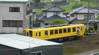 [警笛2回あり]島原鉄道2550A形 元諫早駅付近通過