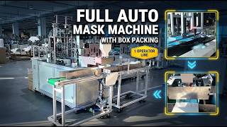 Fully Automatic External Ear Loops Mask Making Machine with Box Packing Function