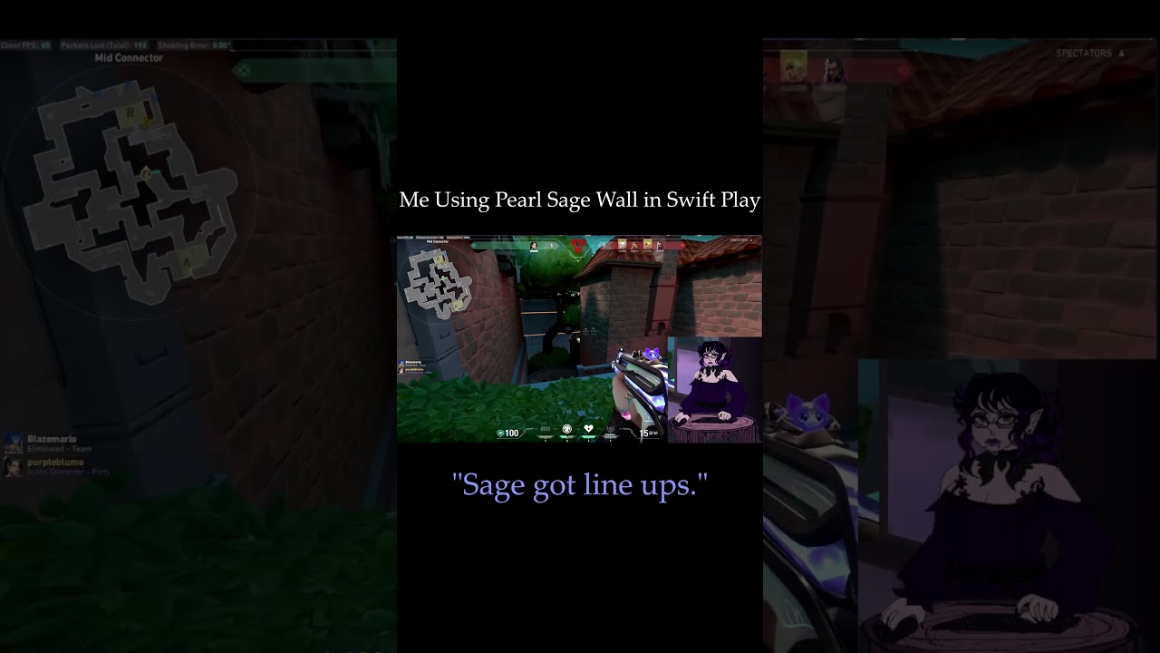 Sage wall on pearl || Valorant