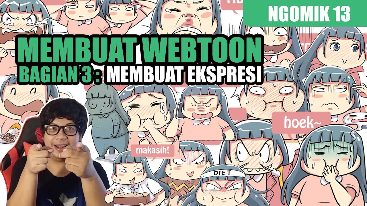 MEMBUAT WEBTOON BAGIAN 3 EKSPRESI AUTHOR NGOPI, YUK! YouTube