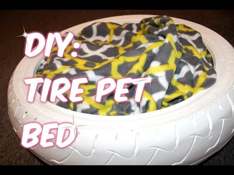♥Simple DIY: Tire Pet Bed♥