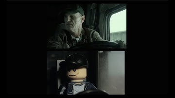 The Matrix Reloaded Motorcycle Chase IN LEGO Side by Side Version