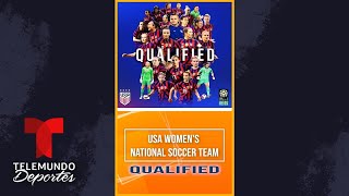 Estados Unidos clasifica a la Copa Mundial Femenina 2023 #Shorts | Telemundo Deportes
