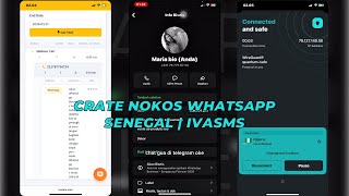 TUTORIAL GACHA SENEGAL DI WEB IVASMS | K1 KODE PAKE VPN SURFSHARK 