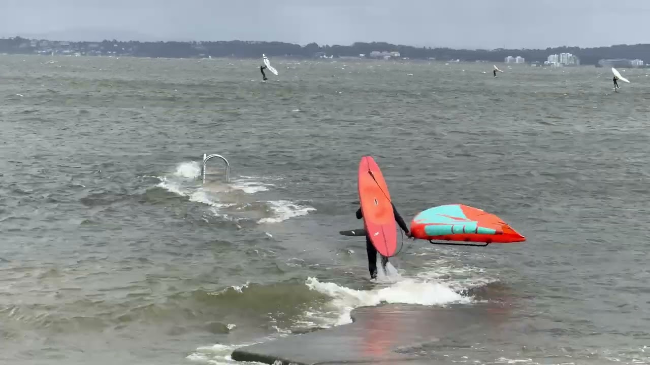 Punta del Este, Muelle de Mailhos, Wingfoil, 04.01.2026