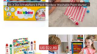 Do A Dot Art Markers 6-Pack Rainbow Washable Paint Markers The Orig... — Top Rated 2026 | Buy Now!