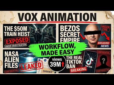 How to Make VOX-Style Videos with AI 💯 FREE (Full Workflow)