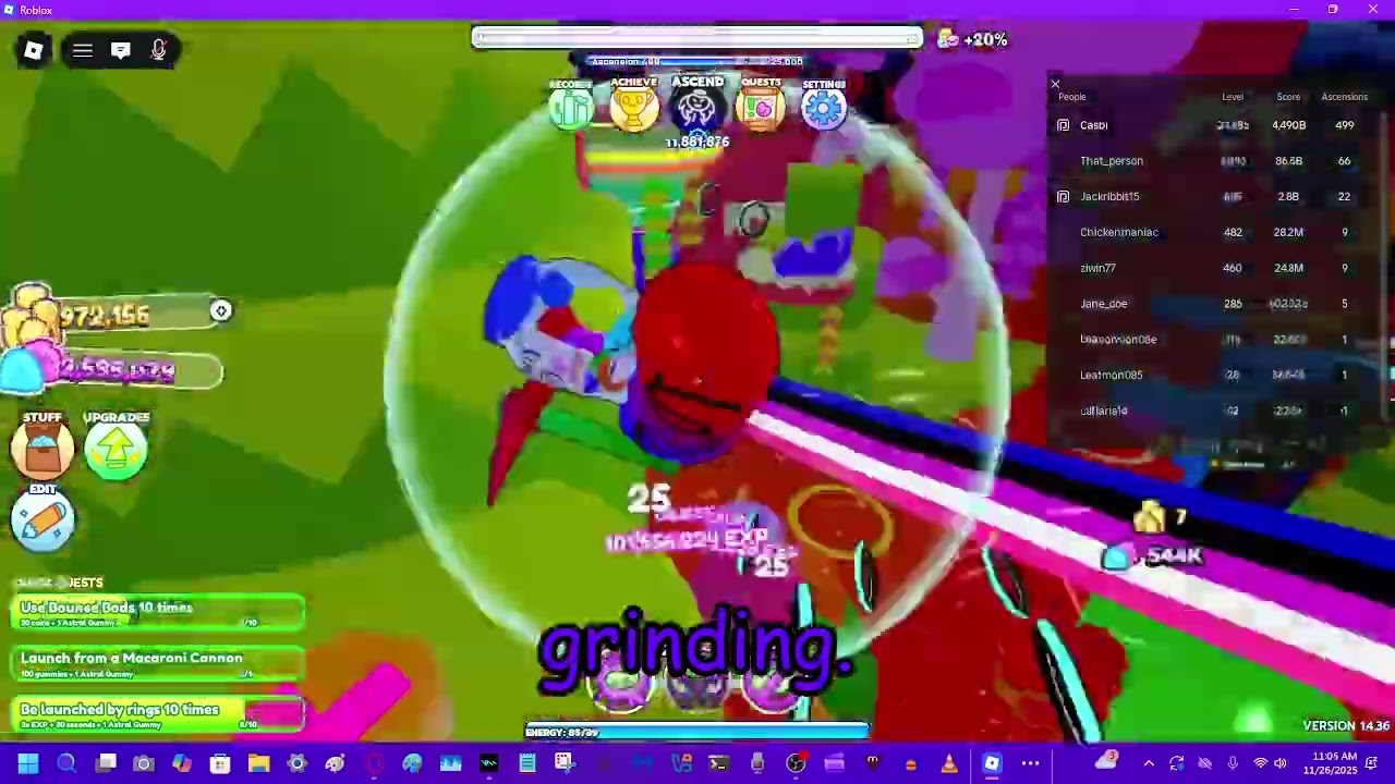 i finally got 500 ascensions in chaotic bean simulator... (⚠️SEIZURE WARNING!⚠️)