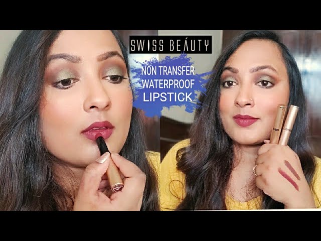 SWISS BEAUTY Non Transfer Long Lasting Waterproof Lipstick