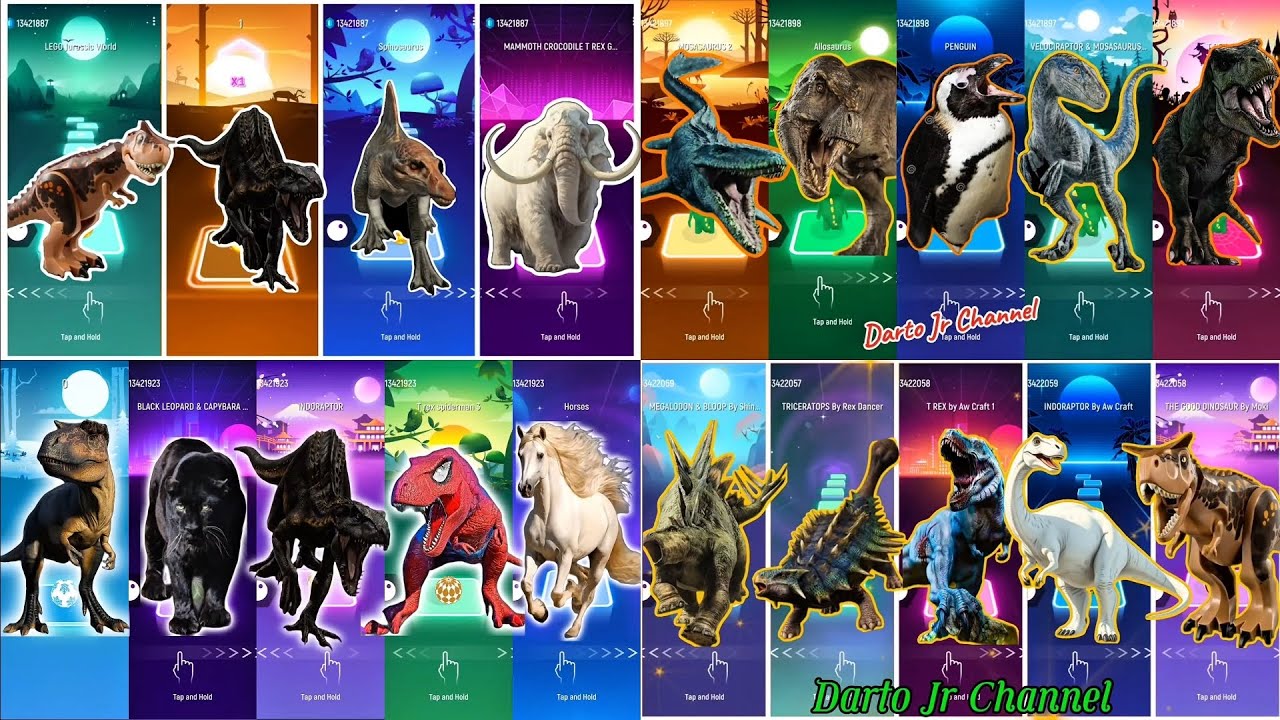 Indoraptor vs Indominus Rex vs Mosasaur vs Mammoth 