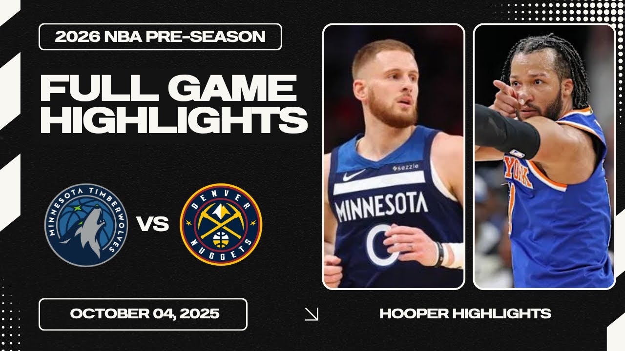 Denver Nuggets vs Minnesota Timberwolves Full Game Highlights | Oct 4 ...