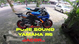 PureSound Yamaha R6 - Akrapovic Megaphone Jadi Pusat PERHATIAN....