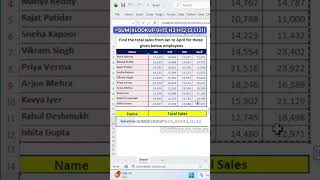 Master sum + xlookup formula in excel! 🚀 | advanced excel hack #shorts #exceltricks #viral #tranding