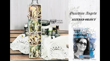 Guardian Angels - Mixed Media step by step Tutorial -  with Anat