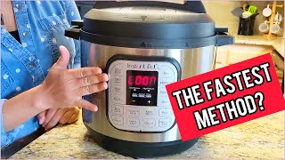 The fastest method to cook sticky rice using an Instant Pot