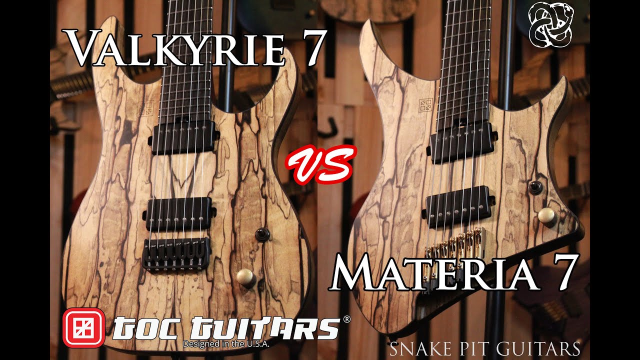 Will guitar body shape affect the tone?? GOC Guitars Comparison: Materia 7 VS Valkyrie 7